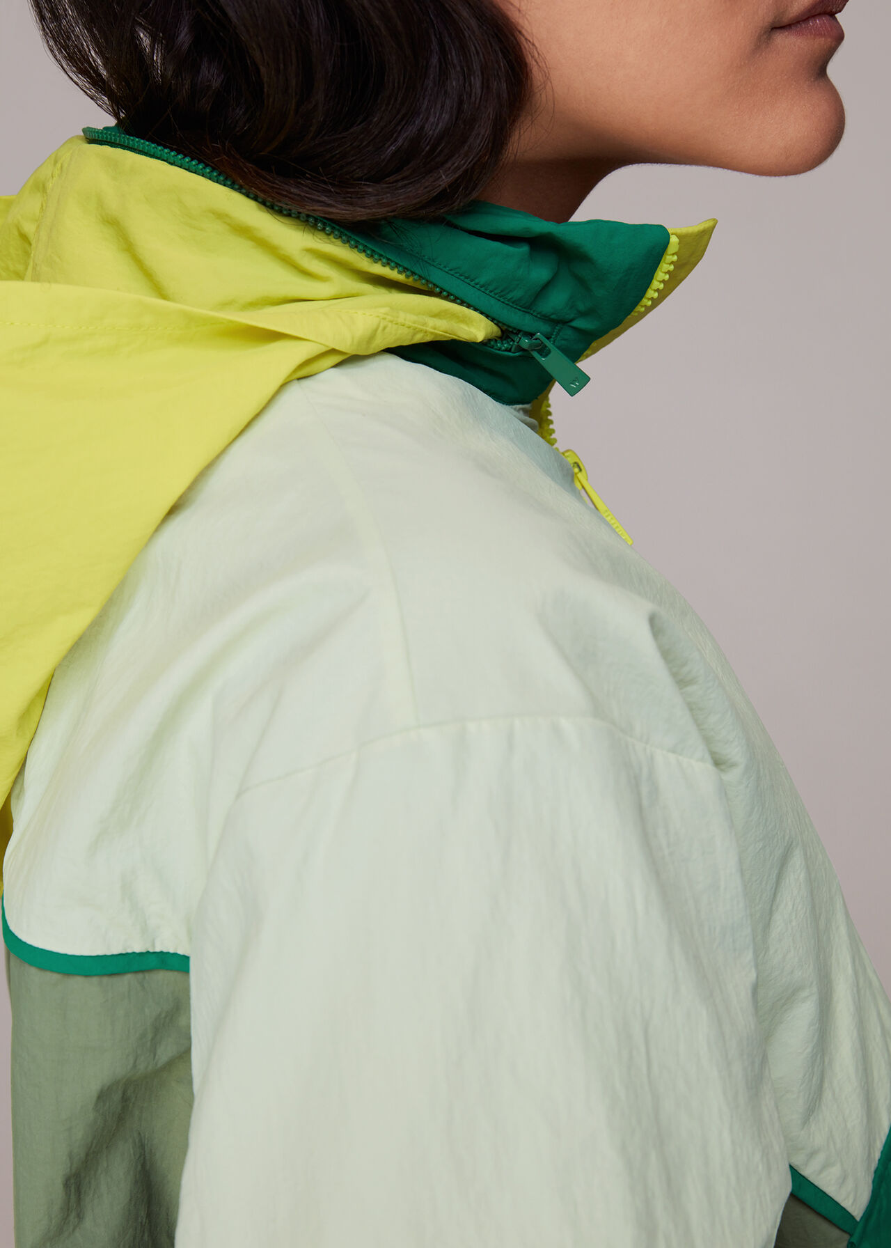 Colour Block Anorak